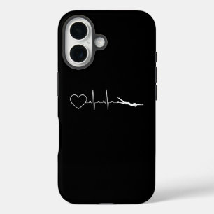 Swim - Swimming Heartbeat iPhone 16 Case