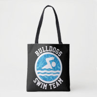 Swim Team Custom Swimming and Diving Name or Text