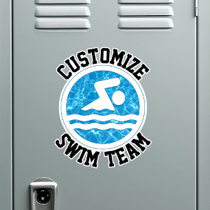 Swim Team Custom Team Name Swimming and Diving
