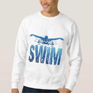 Swim - Vintage Swimmer Sweatshirt