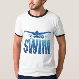Swim - Vintage Swimmer T-Shirt