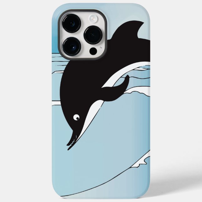 Swim With Dolphins Case-Mate iPhone Case (Back)