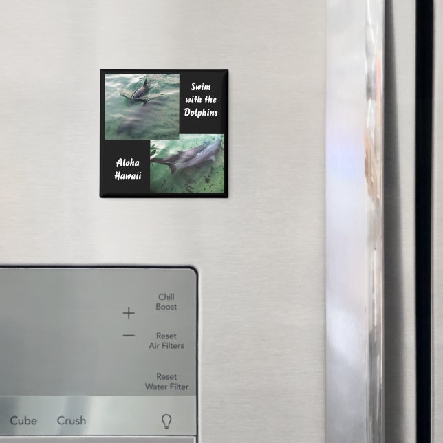 Swim with Dolphins Hawaii Magnet (In Situ (Fridge))