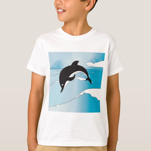 Swim With Dolphins T-Shirt (Front)