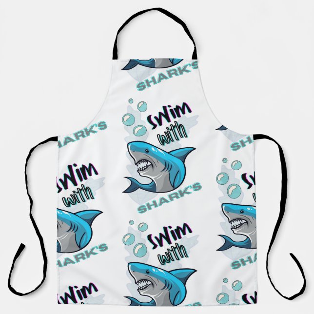 swim with sharks apron (Front)