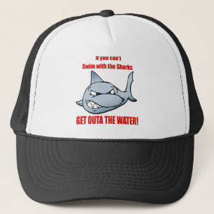 Swim with the Sharks Trucker Hat