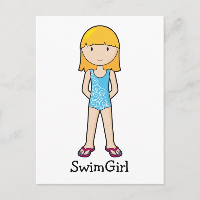 SwimGirl Postcard (Front)