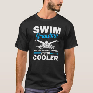 Swimmer Grandmother Swim Grandma Swimming T-Shirt