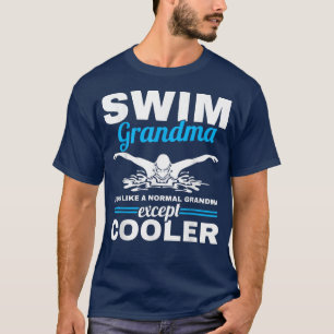 Swimmer Grandmother Swim Grandma Swimming T-Shirt