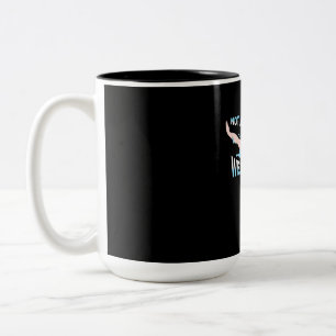 Swimmer Not All Athletes Wear Shoes Two-Tone Coffee Mug