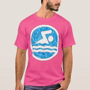 Swimmer On Pool Water Swimming And Diving Swim T-Shirt