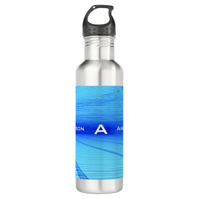 Swimmer Personalised 710 Ml Water Bottle (Front)