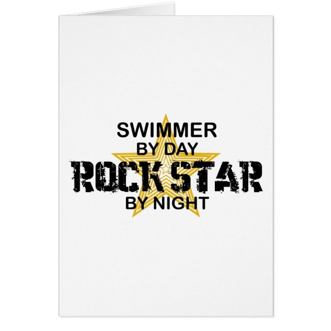 Swimmer Rock Star by Night (Front)
