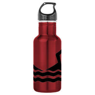 Swimmer Silhouette Liberty 532 Ml Water Bottle