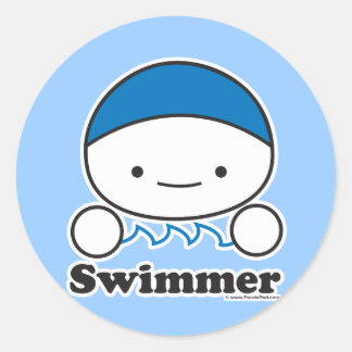 Swimmer Sticker Sheet (more sizes)