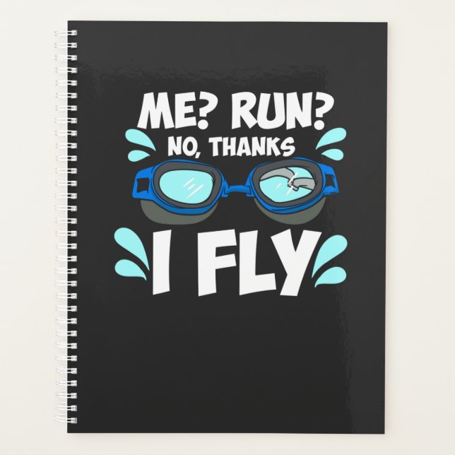 Swimmer Swimming Planner (Front)