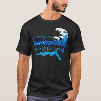 Swimmer swimming pool dive sport tournament love f T-Shirt