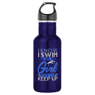 Swimmer Swimming Swim Sport Gift  532 Ml Water Bottle