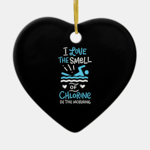 Swimmer Swimming Swim Sport Gift Ceramic Tree Decoration
