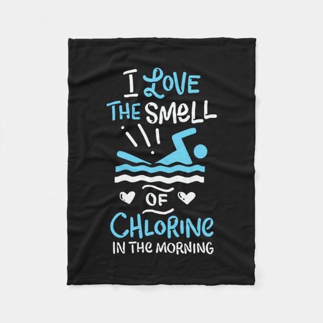 Swimmer Swimming Swim Sport Gift Fleece Blanket (Front)