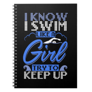 Swimmer Swimming Swim Sport Gift Notebook