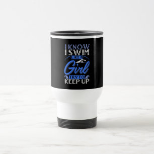 Swimmer Swimming Swim Sport Gift Travel Mug