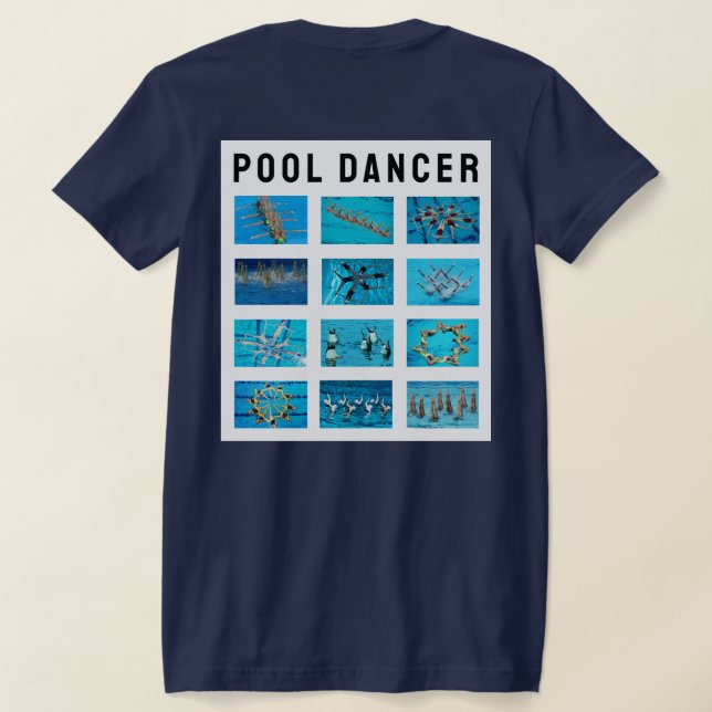 Swimmer Synchronised Swimming T-Shirt (Laydown Back)