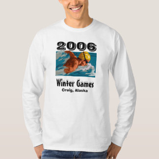 swimmer, Winter Games, 2006, Craig, Alaska T-Shirt