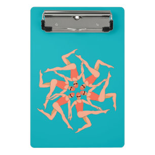 Swimmers Dance - Synchronised Swimming  Mini Clipboard