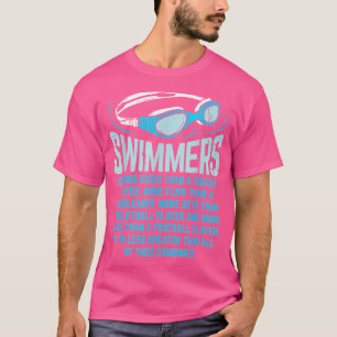 Swimmers Do More Kicks I Funny Swimming Lover T-Shirt