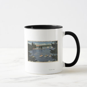 Swimmers Enjoying Floats & Sports Mug
