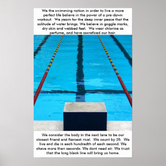 Swimmers Poster
