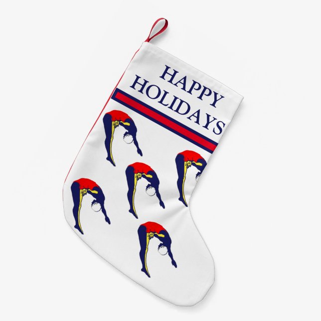 SWIMMERS SMALL CHRISTMAS STOCKING (Front (Hanging))