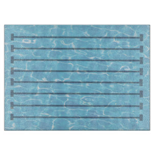 Swimmers Swim Team Swimming Pool Cutting Board