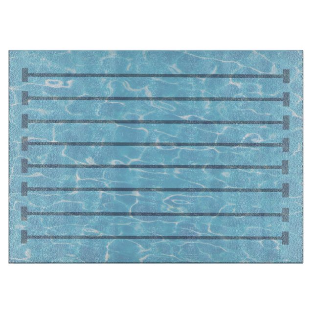 Swimmers Swim Team Swimming Pool Cutting Board (Front)