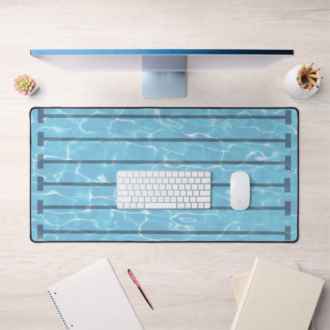 Swimmers Swim Team Swimming Pool Desk Mat (Office 1)