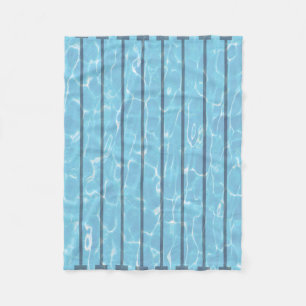 Swimmers Swim Team Swimming Pool Fleece Blanket