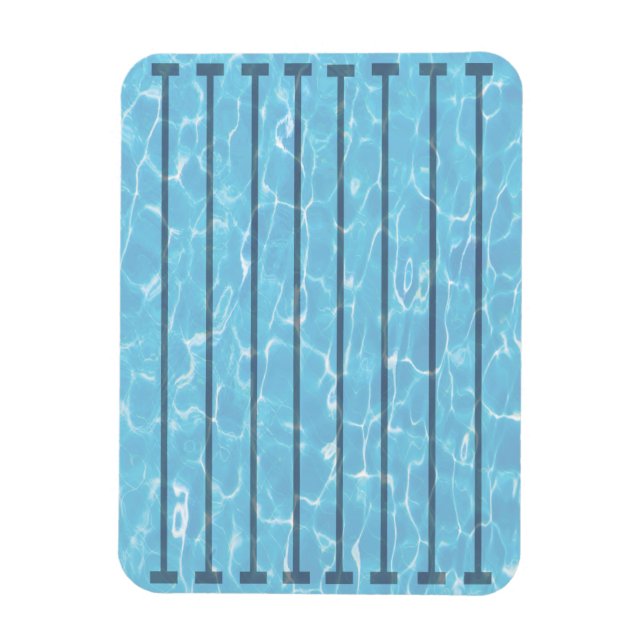 Swimmers Swim Team Swimming Pool Magnet (Vertical)