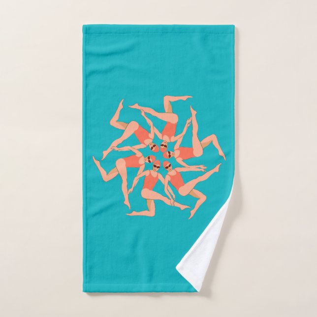 Swimmers - Synchronised Swimming Choreography    Hand Towel (Hand Towel)