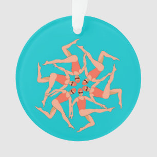 Swimmers - Synchronised Swimming Choreography Ornament