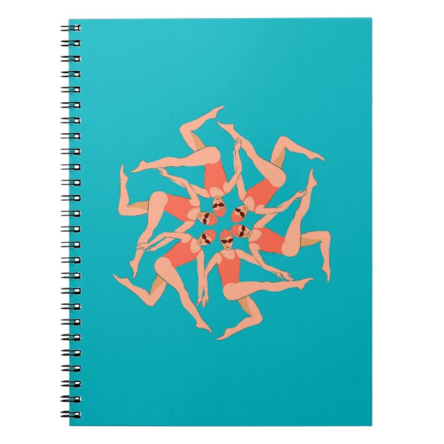 Swimmers - Synchronised Swimming   Notebook (Front)