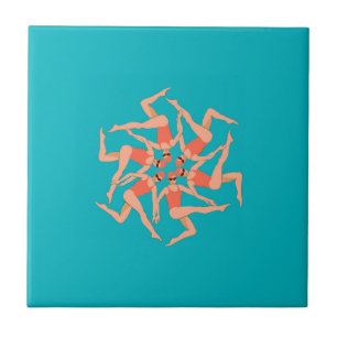 Swimmers - Synchronised Swimming   Tile