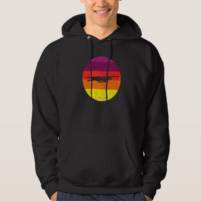 Swimming  1 hoodie (Front)