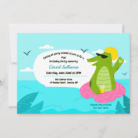 Swimming Alligator Birthday Party