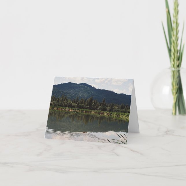 Swimming Alone...... Card (Front)