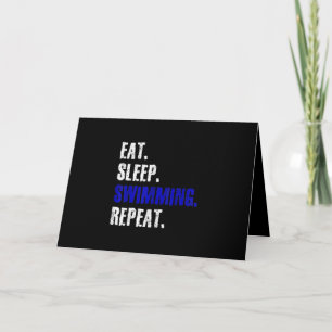 Swimming And Swimmers Design Summer Gift Card