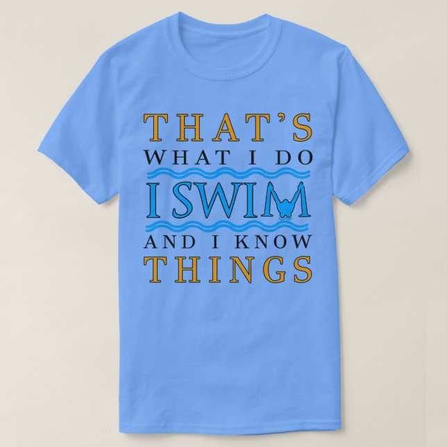 Swimming Athlete Trunks Indoor Pool Ts Triathlon S T-Shirt (Design Front)
