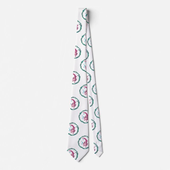 Swimming Axolotl Tie (Front)