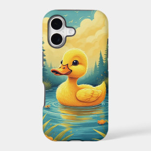 Swimming Baby Duck