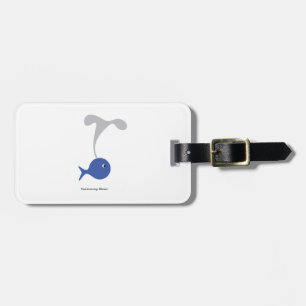 Swimming Blows Luggage Tag